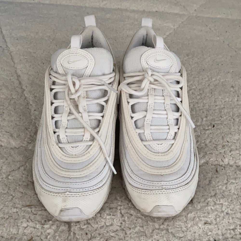 Nike Air Max 97 white youth size 5 sneakers